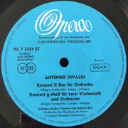 LP - Antonio Vivaldi - Orchestre de Chambre Fernand Oubradous - Quatre Concerti