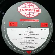LP - Antonio Vivaldi · Das Wührer-Kammerorchester - Die Jahreszeiten - Mono