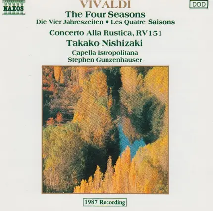 Vivaldi - The Four Seasons, Concerto Alla Rustica In G, RV 151