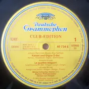 LP - Antonio Vivaldi , Tomaso Albinoni , Johann Pachelbel - Michel Schwalbé , Berliner Philharmoniker , - Die Vier Jahreszeiten / Adagio G-Moll / Kanon Und Gigue D-Dur