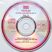 CD - Antonio Vivaldi , William Bennett , English Chamber Orchestra Directed By George Malcolm - Flute Concertos, Op. 10 Nos. 1-6
