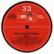 LP - Vivaldi - Geistliche Musik Birnau 2 - Gloria D-Dur / Konzert D-Moll