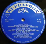 LP - Vivaldi / Ars Rediviva Ensemble - Concertos For Wind Instruments - Mono