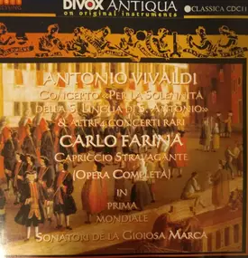 Vivaldi - Antonio Vivaldi Concerto «Per la Solennità Della S. Lingua di S. Antonio» & Altri 4 Concerti Rari C