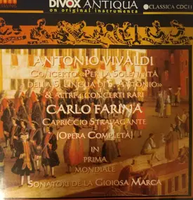 Vivaldi - Antonio Vivaldi Concerto «Per la Solennità Della S. Lingua di S. Antonio» & Altri 4 Concerti Rari C