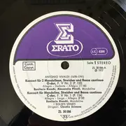 LP - Antonio Vivaldi , Claudio Scimone , I Solisti Veneti - Drei Mandolinenkonzerte - Konzert Für 2 Orchester Und Violine 'Con Violino Scordato'