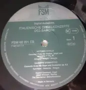 LP - Vivaldi, Paradisi, Pellegrini , Sammartini - Italienische Orgelkonzerte Des Barock - Baroque Organ Works From Italy