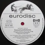 LP - Vivaldi - Concerti Und Sinfonien