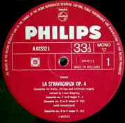 LP - Vivaldi - La Stravaganza Op. 4 - Vol. II - Mono