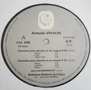 LP - Vivaldi - Les Concertos Pour Piccolo - Concerto Pour Flûte En La Mineur - Gatefold