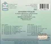 Double CD - Antonio Vivaldi , Monica Huggett , Raglan Baroque Players , Nicholas Kraemer - Il Cimento Dell'Armonia E Dell'inventione 12 Concertos Op. 8 / Concertos RV 516 & RV 546
