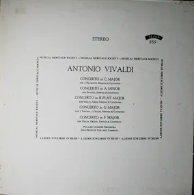 Vivaldi - Concerto In C Major / Concerto In A Minor / Concerto In B Flat Major / Concerto In G Major / Concer