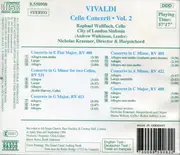 CD - Antonio Vivaldi , Raphael Wallfisch , City Of London Sinfonia , Nicholas Kraemer - Cello Concerti Vol. 2 (RV 400, 401, 408, 413, 422 & 531)