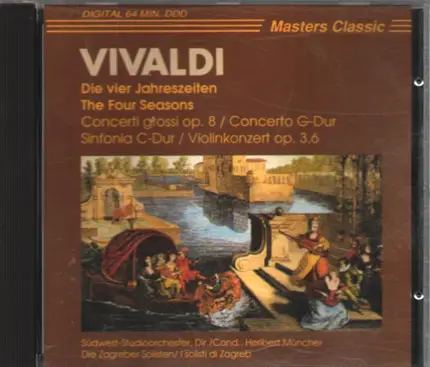 Antonio Vivaldi , Südwest-Studioorchester , Heribert Münchner - Die Vier Jahreszeiten / Four Seasons