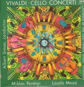 LP - Antonio Vivaldi - Cello Concertos (Albert Simon)