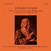 LP - Vivaldi - Konzerte für Guitarre, Flöte 'La Notte', Klarinetten, Oboen, 2 Violinen (op. 3/8) - 4 Violinen (op. 3/10)