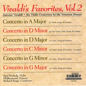 Vivaldi - Vivaldi's Favorites, Vol.2