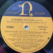 LP - Antonio Vivaldi - Six Concerti For Flute, Strings And Continuo Op. 10
