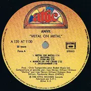 LP - Anvil - Metal On Metal - ATTIC
