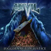 Double LP - Anvil - Juggernaut Of Justice - Blue Transparent Vinyl, Gatefold
