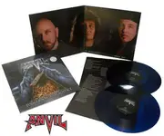 Double LP - Anvil - Juggernaut Of Justice - Blue Transparent Vinyl, Gatefold