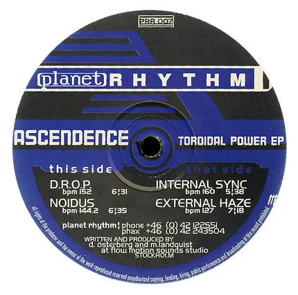 Ascendence - Toroidal Power EP