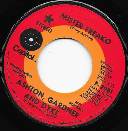 Ashton, Gardner & Dyke - Mister Freako