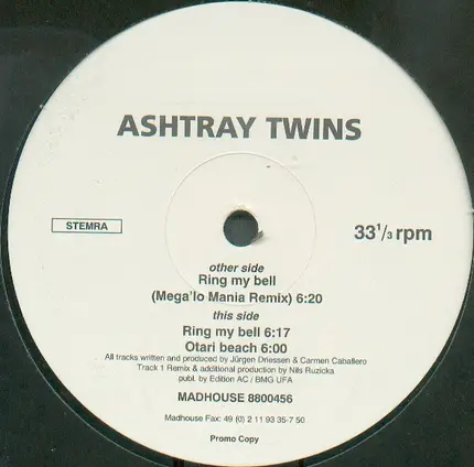 Ashtray Twins - Ring My Bell