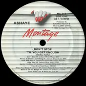 Ashaye - Don't Stop 'Til You Get Enough
