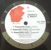 12inch Vinyl Single - Asher D & Misty - Ragamuffin Darlin'