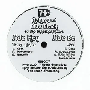 asheru & blue black (of unspoken heard) - truly unique