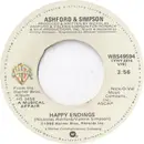 7inch Vinyl Single - Ashford & Simpson - Happy Endings / Make It To The Sky - Winchester Pressing