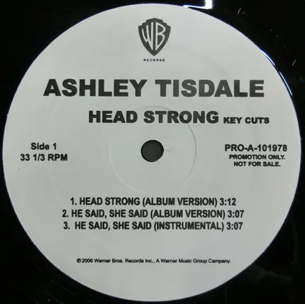 Ashley Tisdale - Head Strong (Key Cuts)