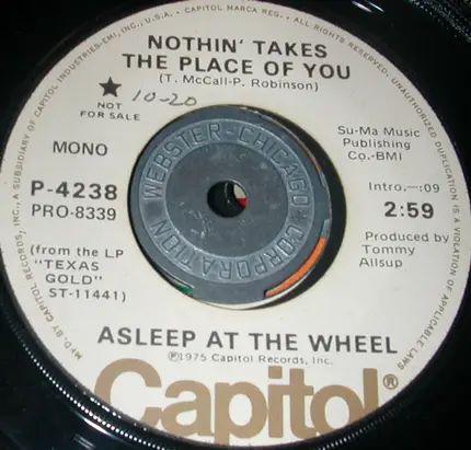 Asleep At The Wheel - Nothin' Takes The Place Of You