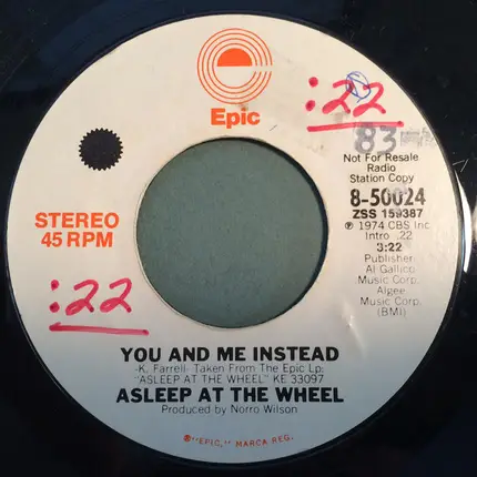 Asleep At The Wheel - You And Me Instead