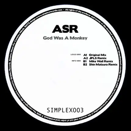 Asr - God Was a Monkey