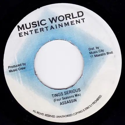 Assassin / Turbulence - Tings Serious (Four Seasons Mix) / Notorious Sound (Sleng Teng Mix)