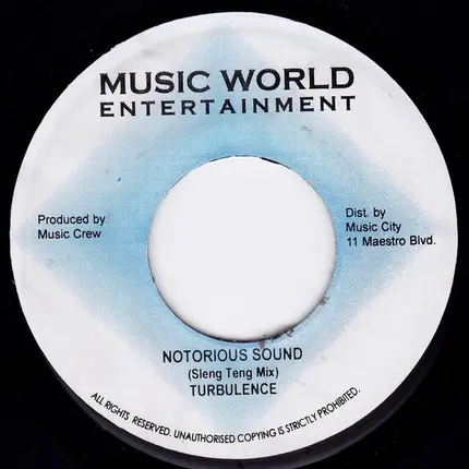 Assassin / Turbulence - Tings Serious (Four Seasons Mix) / Notorious Sound (Sleng Teng Mix)