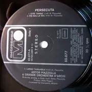 LP - Astor Piazzolla & Grande Orchestra D'Archi - Persecuta