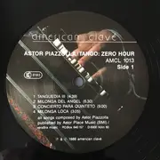 LP - Astor Piazzolla Y Su Quinteto Tango Nuevo - Tango: Zero Hour / Nuevo Tango: Hora Zero