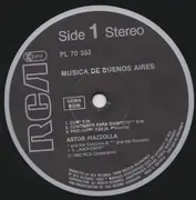 LP - Astor Piazzolla Y Su Quinteto Tango Nuevo , Astor Piazzolla Y Su Conjunto 9 - Musica De Buenos Aires