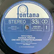 LP - Astrid Lindgren - Rasmus, Pontus Und Der Schwertschlucker