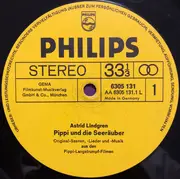 LP - Astrid Lindgren - Pippi Und Die Seeräuber