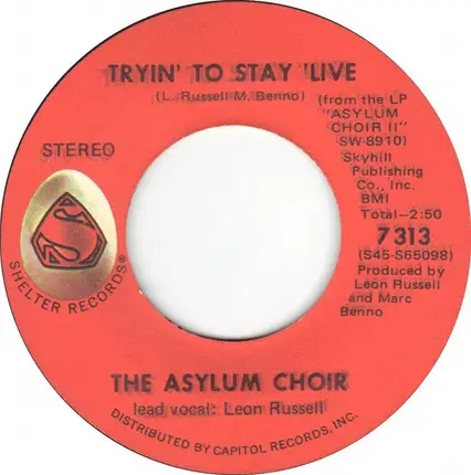Asylum Choir - Tryin' To Stay 'Live