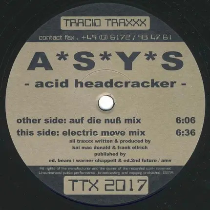 Asys - Acid Head Cracker