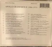 CD - Apollo Granforte - Lebendige Vergangenheit - Apollo Granforte II