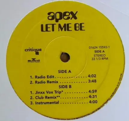 Apex - Let Me Be