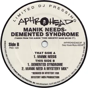 Aphrohead - Manik Needs & Demented Syndrome Remixes