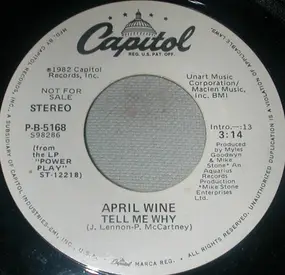 April Wine - Tell Me Why
