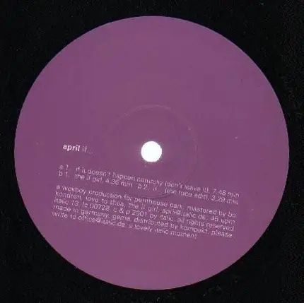 April - If...